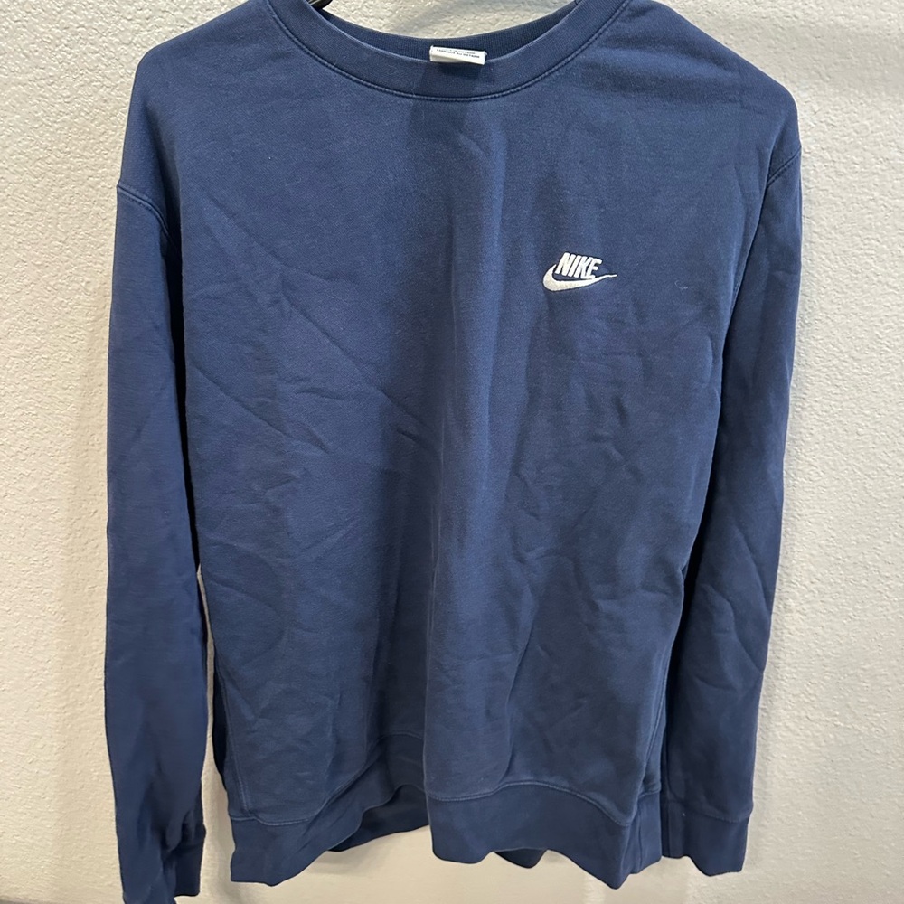 Nike Navy Crewneck with Logo